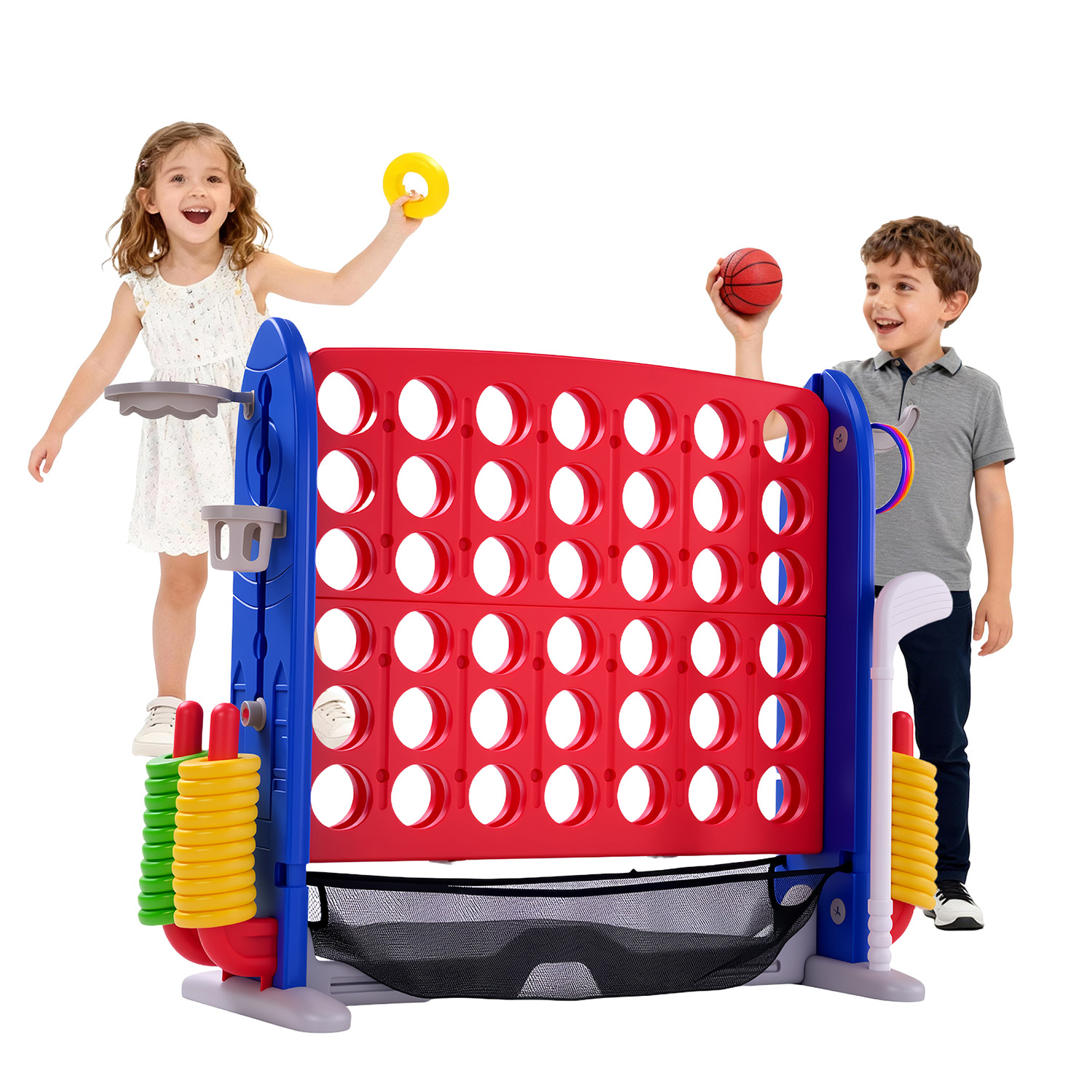 Giant Connect Four - Zestaw gier 4 w 1 Giant