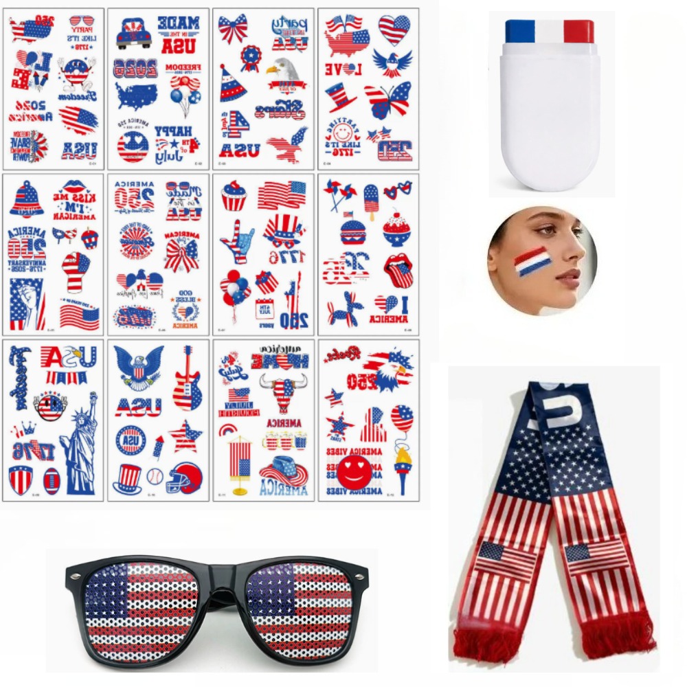 Party Games Usa - Zestaw patriotyczny dla kibiców USA na