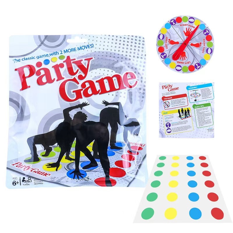 Party Games Adults Indoor - Gra Twister - Rodzinna gra interaktywna