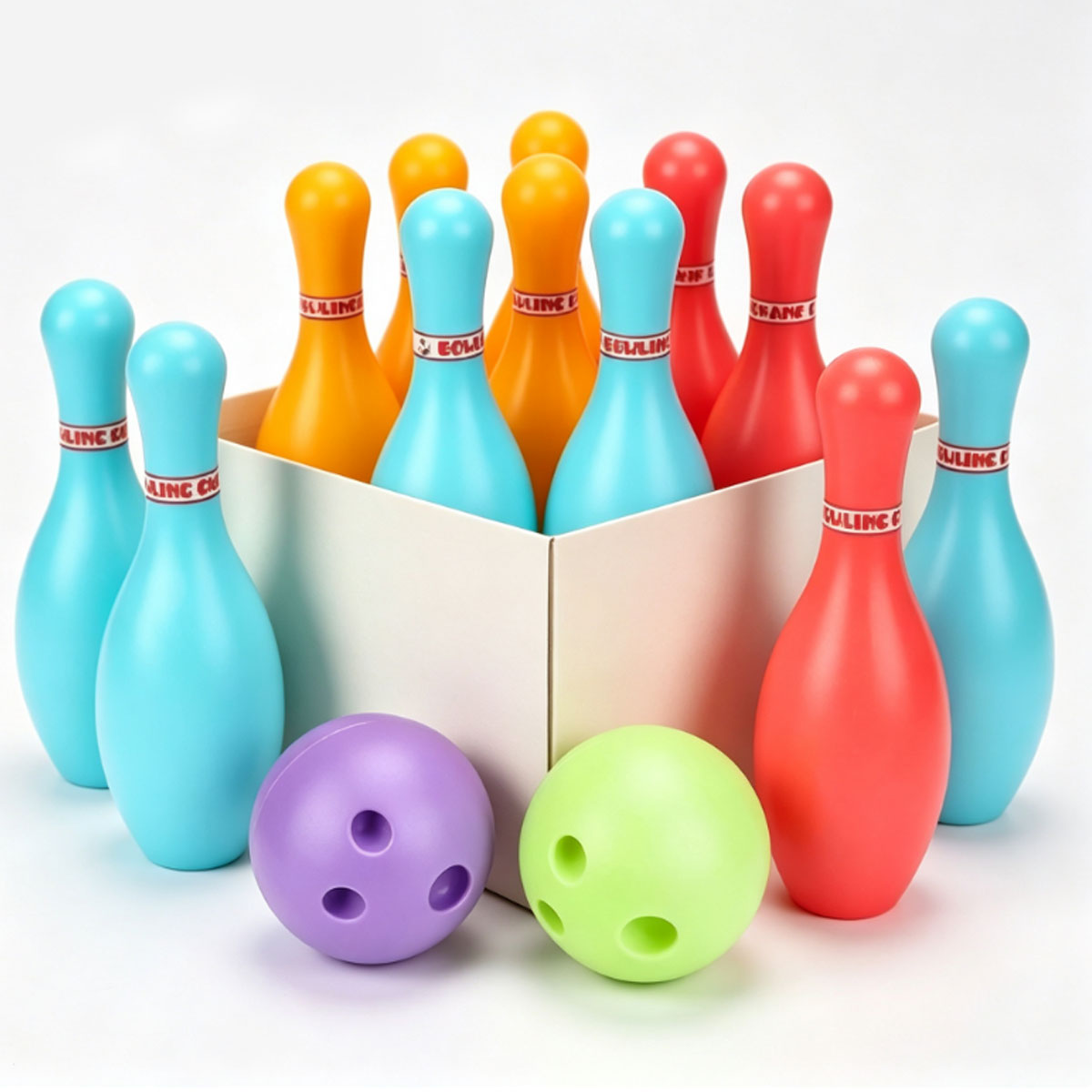 Party Games Adults Indoor - Kompletny zestaw do bowlingu dla dzieci