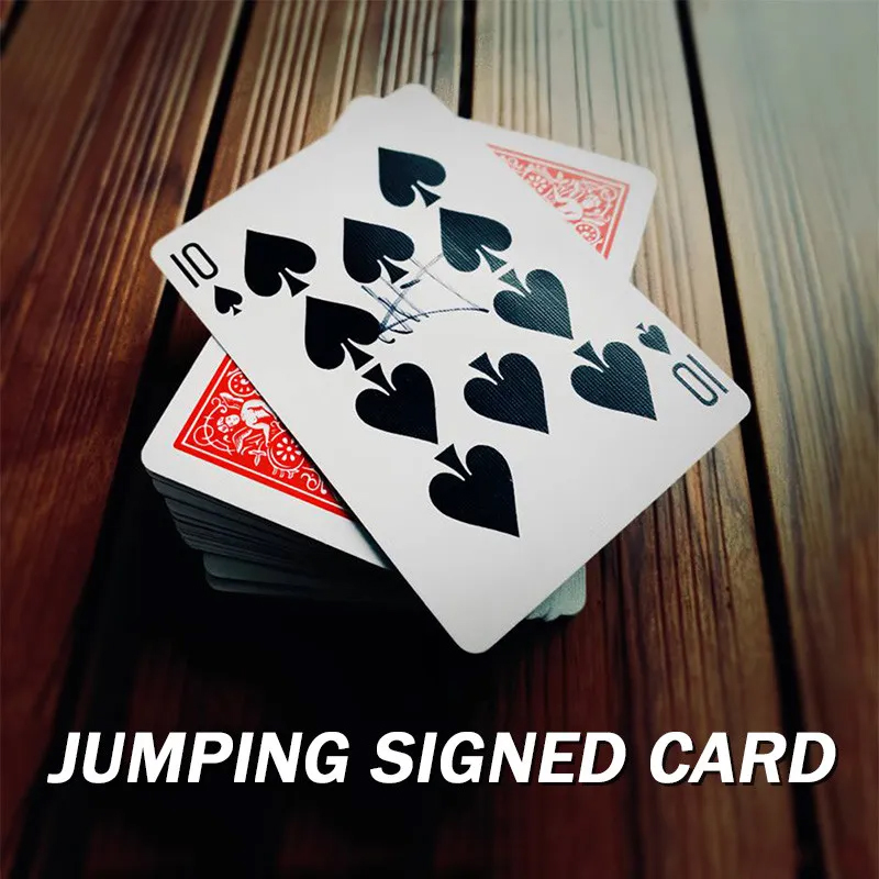 Party Games Easy - Skaczące Podpisane Karty Magiczne Sztuczki Wizualne