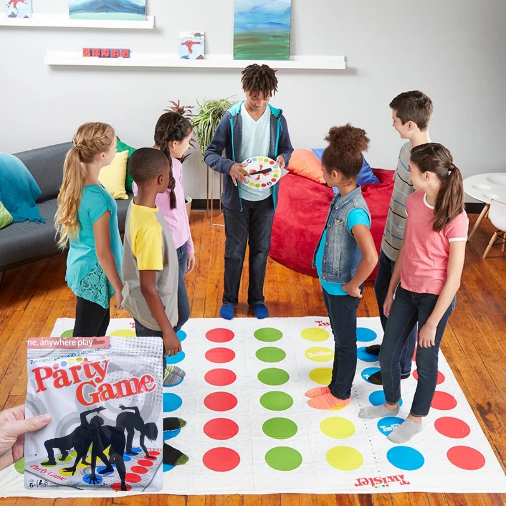 Party Games Adults Indoor - Gra Twister - Rodzinna gra na