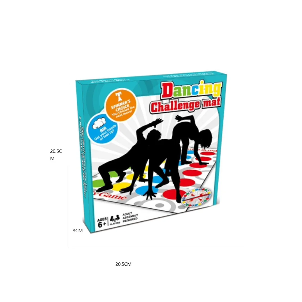 Party Games For 7 People - Popularna gra Twister, klasyczna mata balansująca