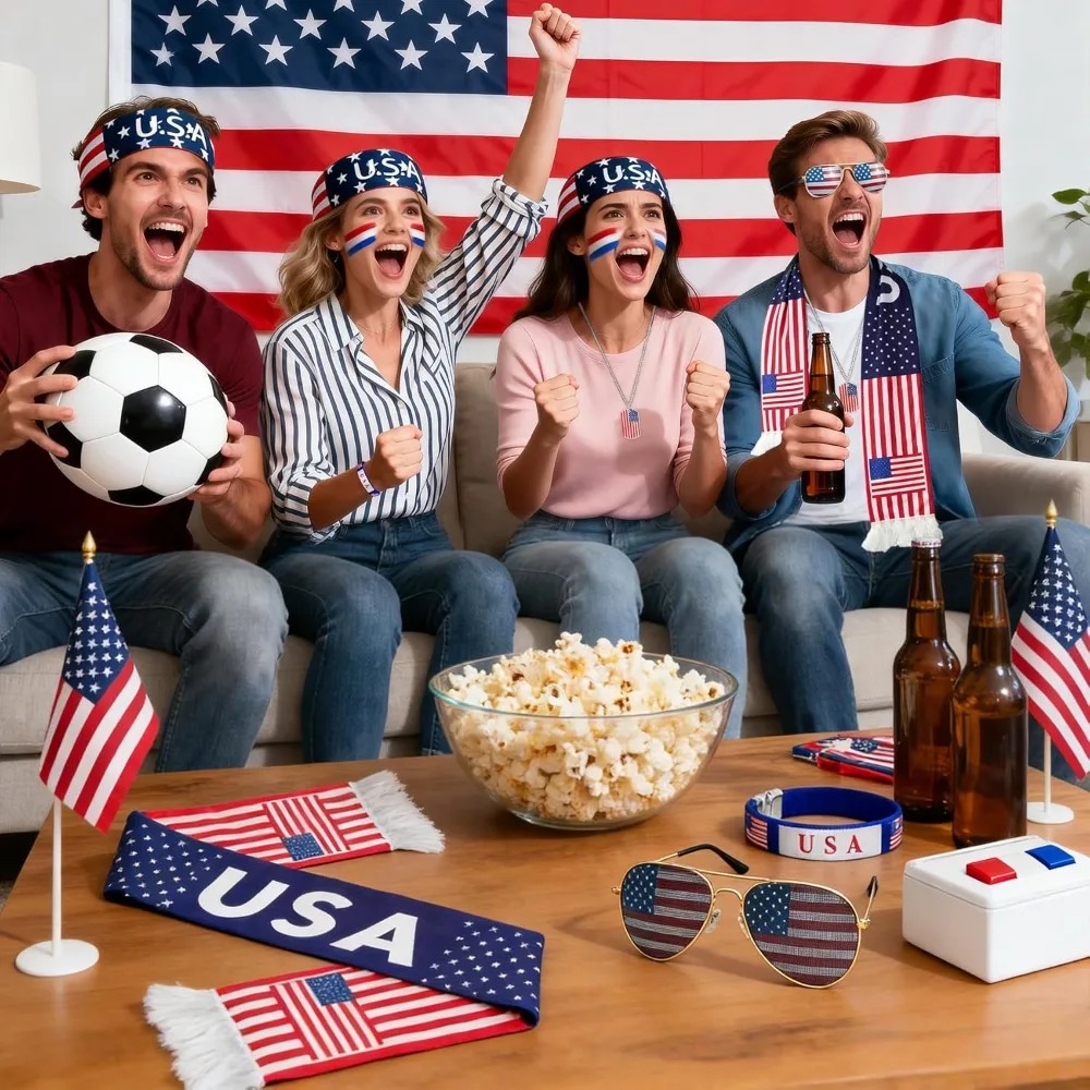 Zestaw patriotyczny dla kibicó – Party Games Usa recenzja i cena