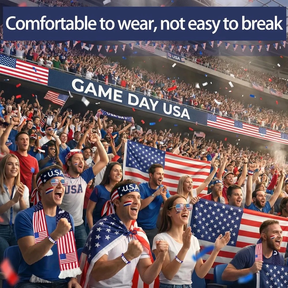 Zestaw patriotyczny dla kibicó – Party Games Usa recenzja i cena
