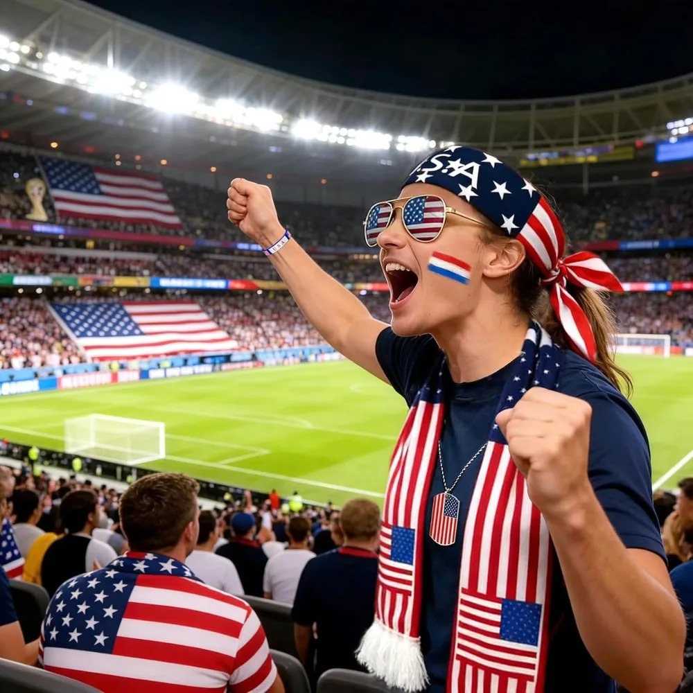 Zestaw patriotyczny dla kibicó – Party Games Usa recenzja i cena