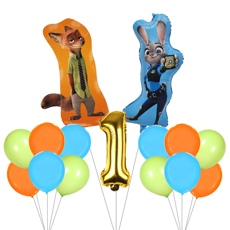 Zestaw balonów z postaciami z  – Zootopia Party Games recenzja i cena