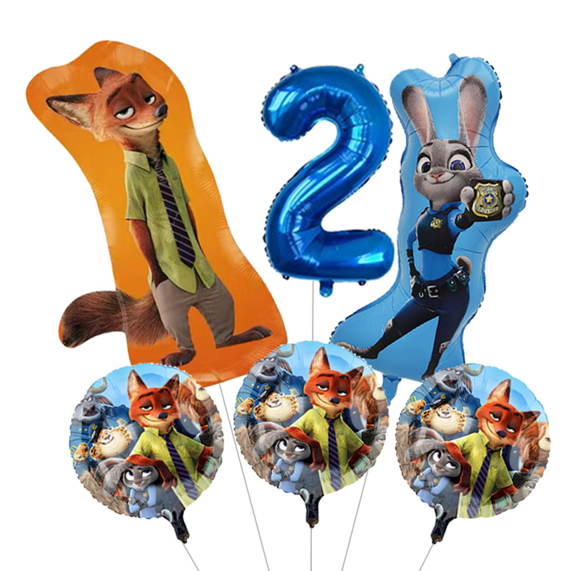 Duży zestaw balonów foliowych  – Zootopia Party Games recenzja i cena