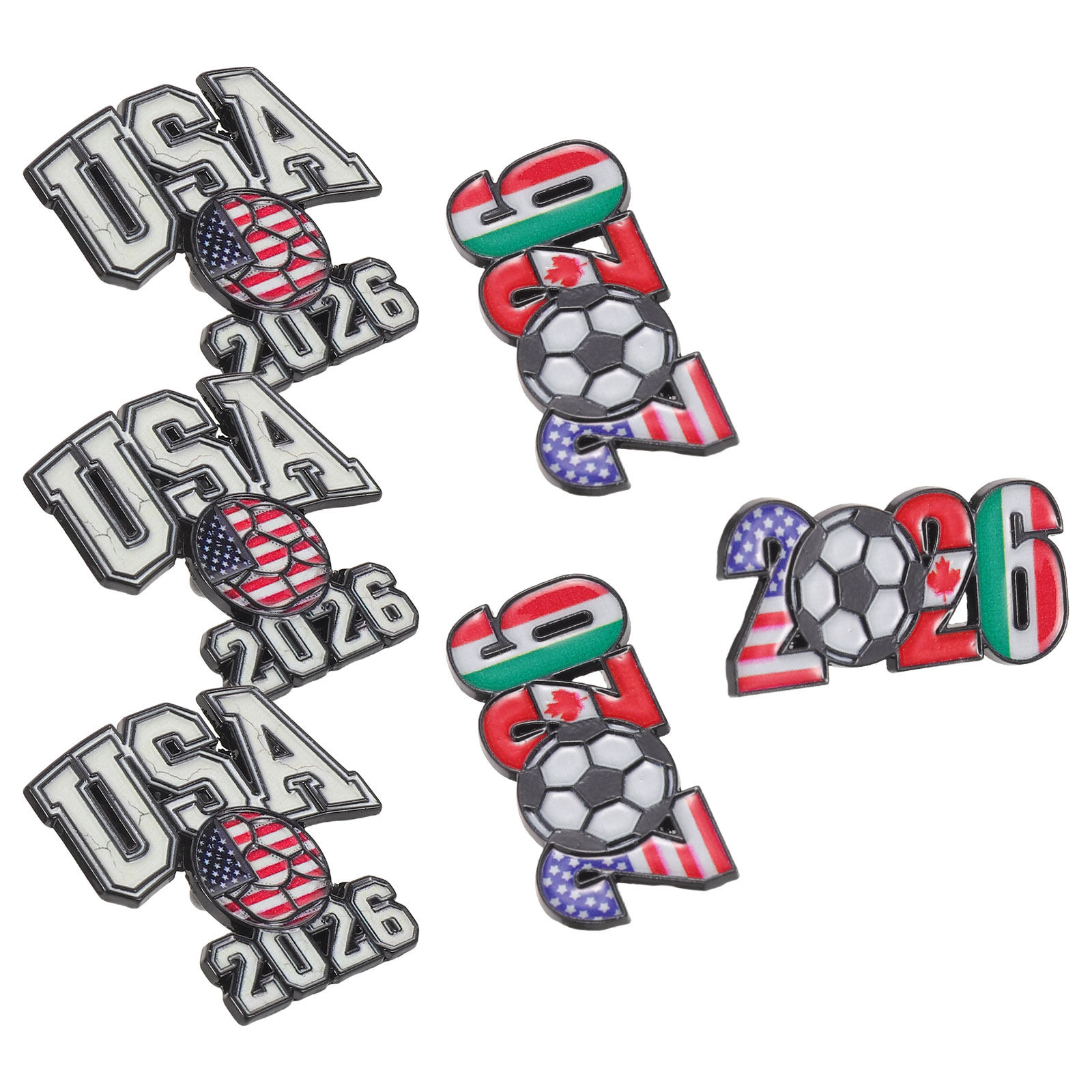 6 szt. Broszki Piłkarskie Meta – Party Games Usa recenzja i cena