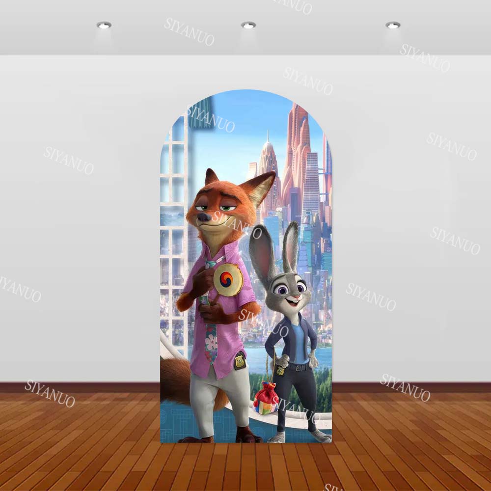Tło fotograficzne na przyjęcie – Zootopia Party Games recenzja i cena