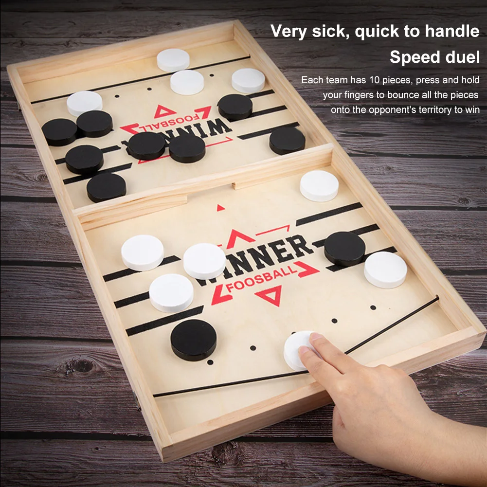 Gry planszowe Sling Puck Drewn – Party Games For 7 People recenzja i cena
