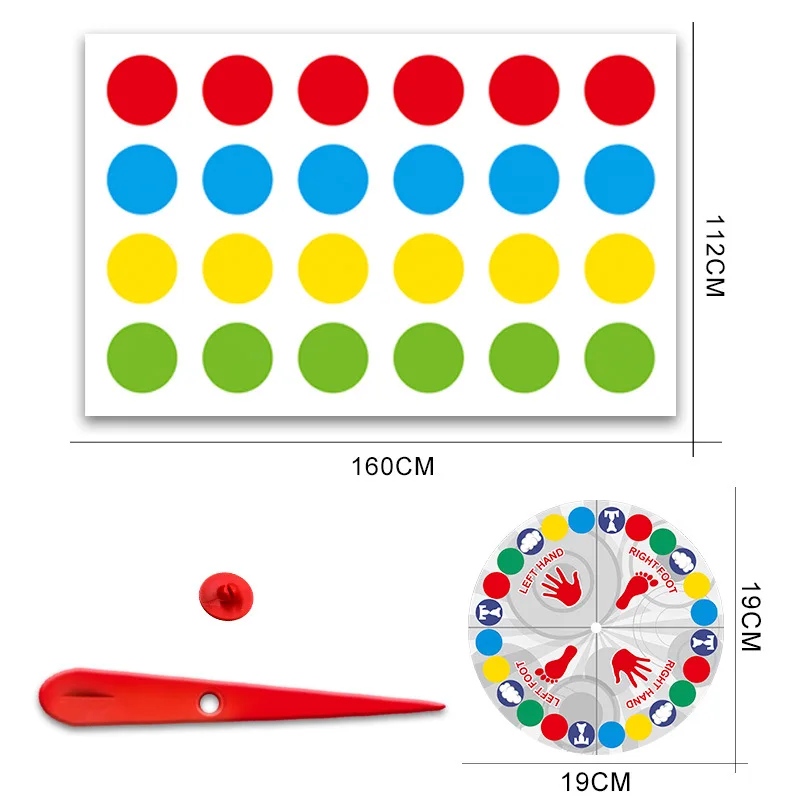 Popularna gra Twister, klasycz – Party Games For 7 People recenzja i cena